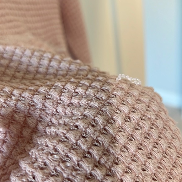 Girls Waffle Knit Top - 7/8 - Picture 2 of 5